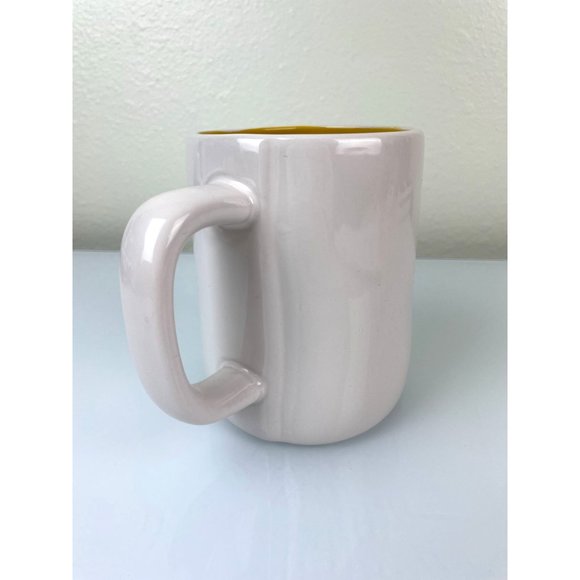 Rae Dunn Busy Bee Graphic Ceramic Coffee Mug, Yellow Center, Kitchen Dining Gift - Picture 4 of 9